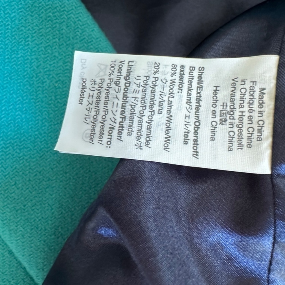 NWT J. Crew Women's Cocoon coat in Italian stadium-cloth wool, 00, GD1068 - Picture 7 of 9